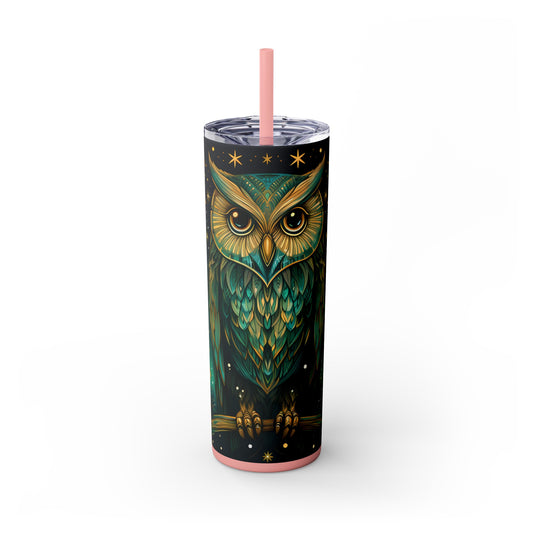 Maars Personalized Skinny Tumbler: Mystical Owl Edition 20oz - EternalAscension