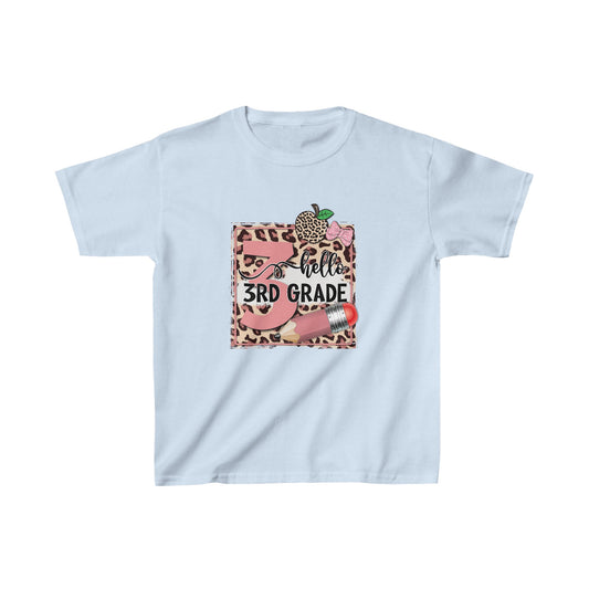 🍎 Hello Third Grade T-Shirt 🍎Kids Heavy Cotton™ Tee