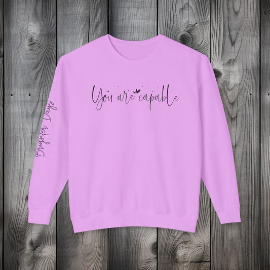 Capable & Hopeful Unisex Lightweight Crewneck Sweatshirt - EternalAscension