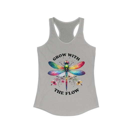 Butterfly Grow with the Flow! Women's Ideal Racerback Tank - EternalAscension