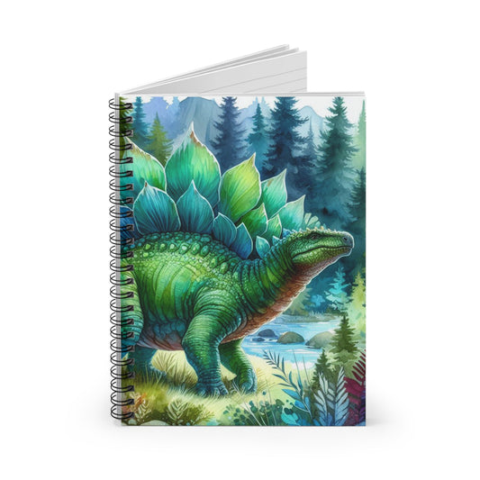 🌿 Dino Adventure Notebook 🌿 Spiral Notebook - Ruled Line - EternalAscension