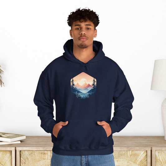 Explore More, Worry Less Mountain Hoodie - EternalAscension