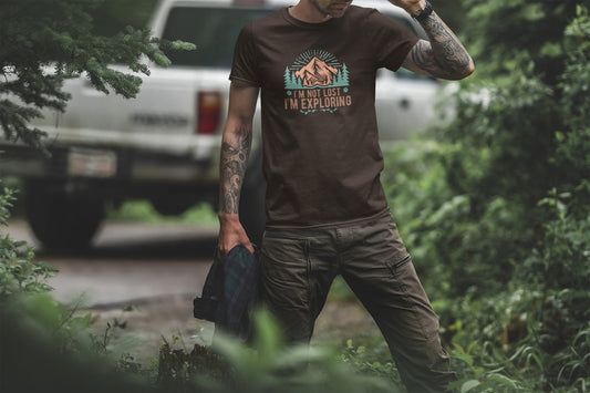 Mountain Explorer Unisex Softstyle T-Shirt, Adventure Tee - EternalAscension