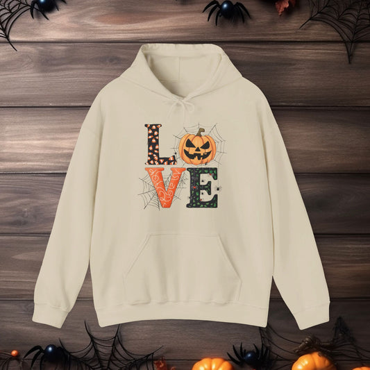 🎃 Spooky Love Halloween Hoodie 🎃Unisex Heavy Blend™ Hooded Sweatshirt - EternalAscension