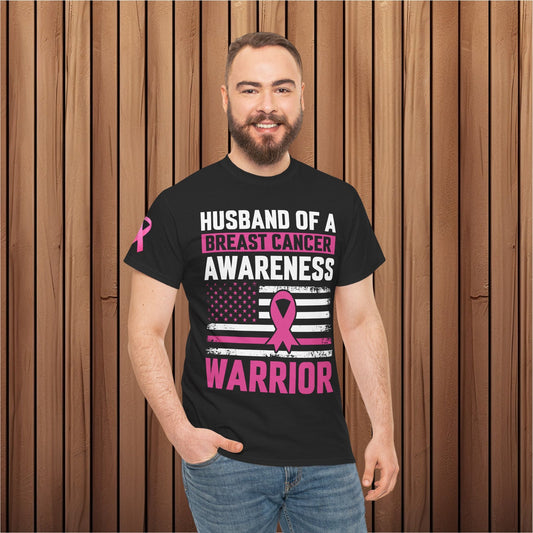 Warrior’s Pride: Breast Cancer Awareness Unisex Heavy Cotton Tee - EternalAscension